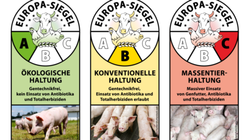 Von der ÖDP entwickeltes Siegel für Fleischprodukte